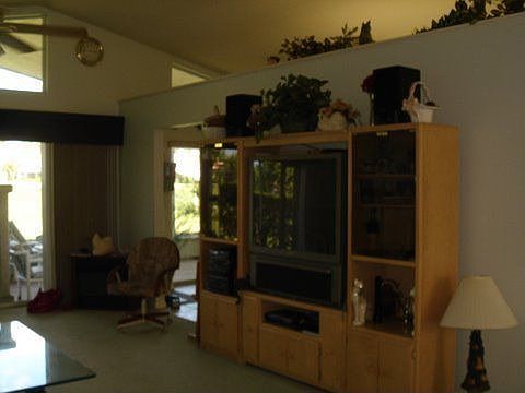 living Room with Vaulted Ceilings