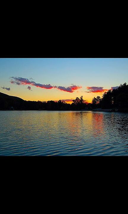 Sunset from the deck 