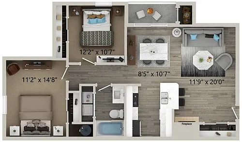 Floor plan B1