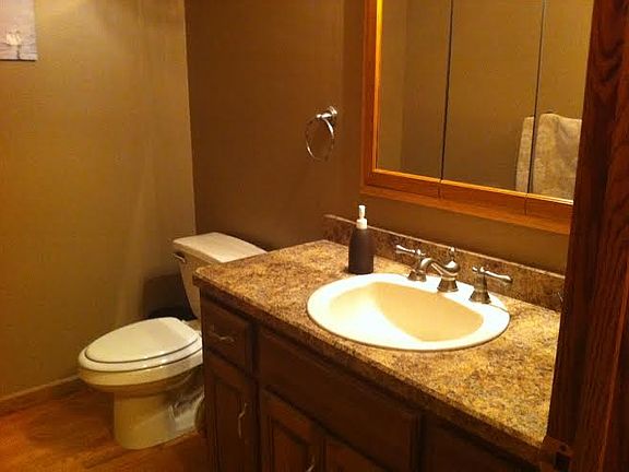 first floor 1/2 bath