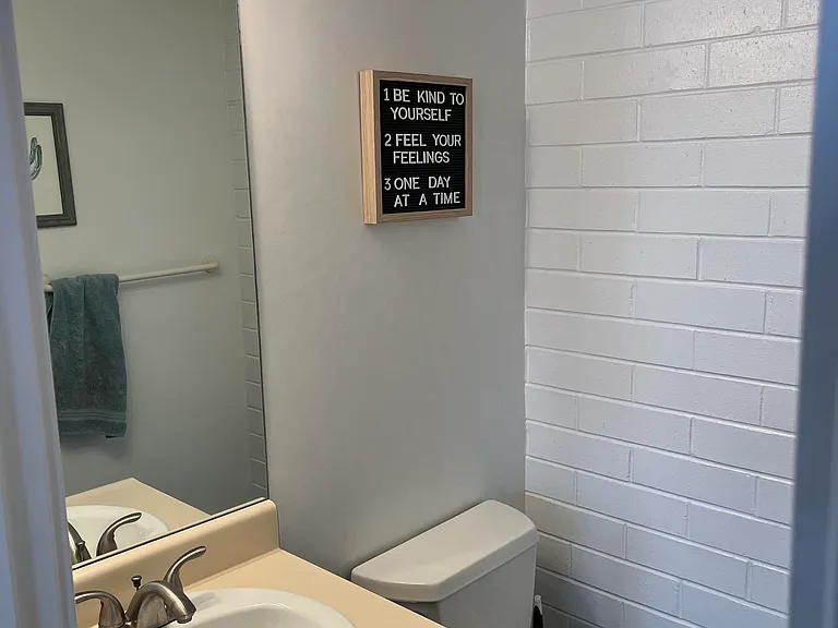 First floor half bath
