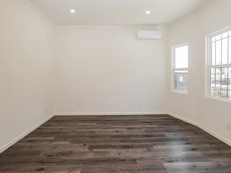 Spacious living room with mini-split heating and A/C