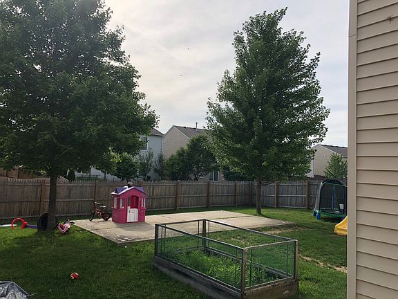 Spacious full fence backyard