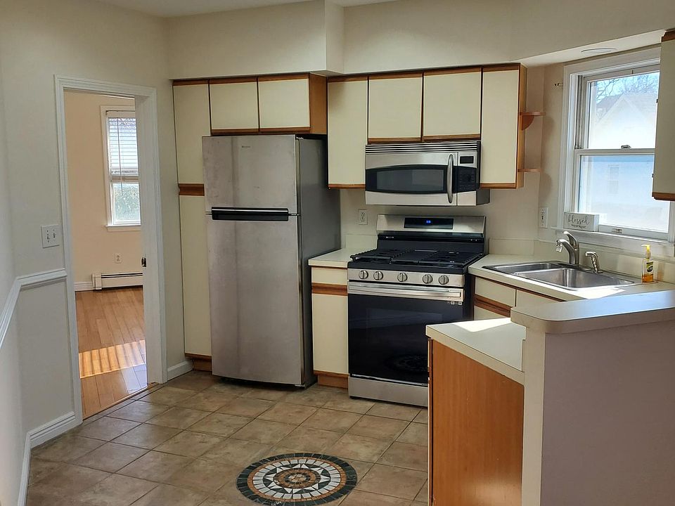 Kitchen with gas stove