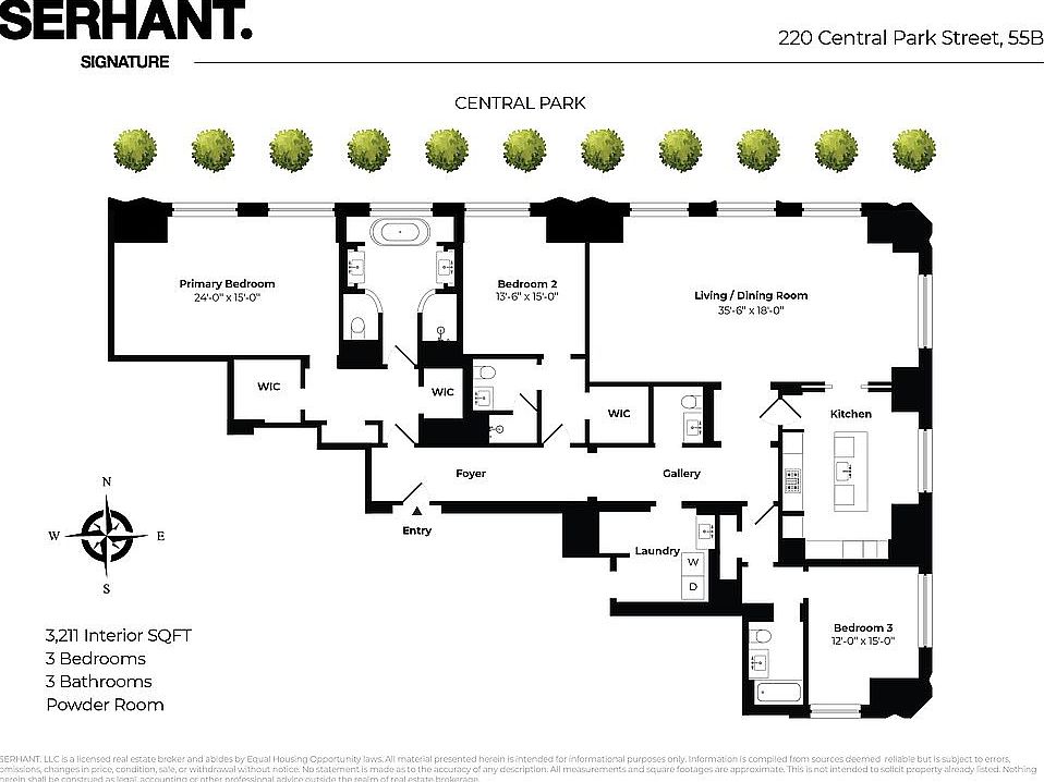 2nd image of 220 Central Park S APT 55B