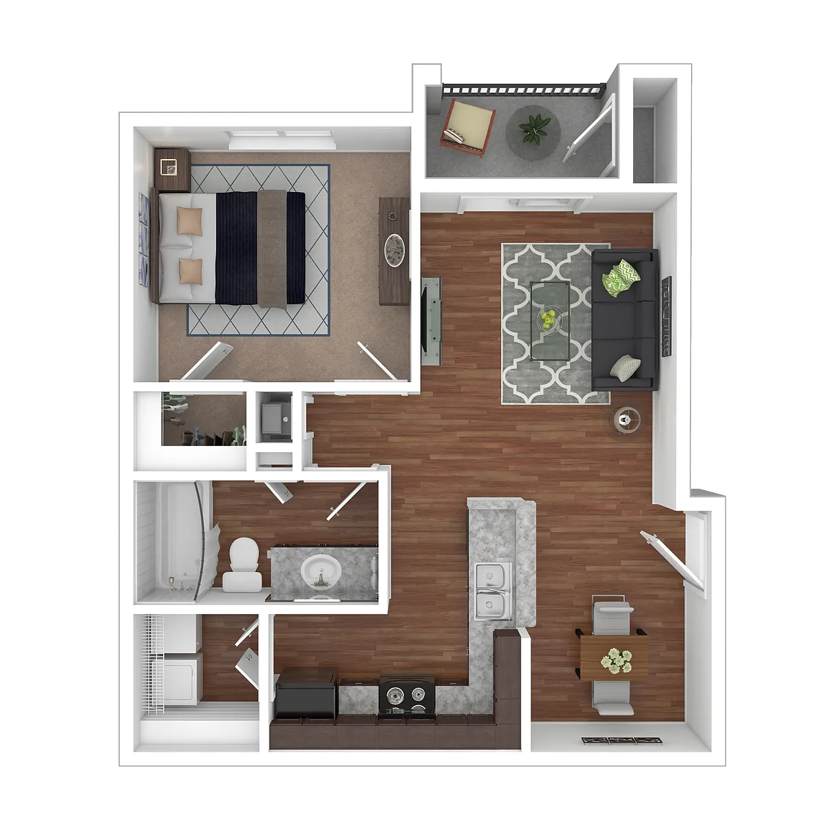 Floor plan 1X1