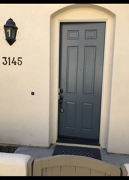 Front door.
