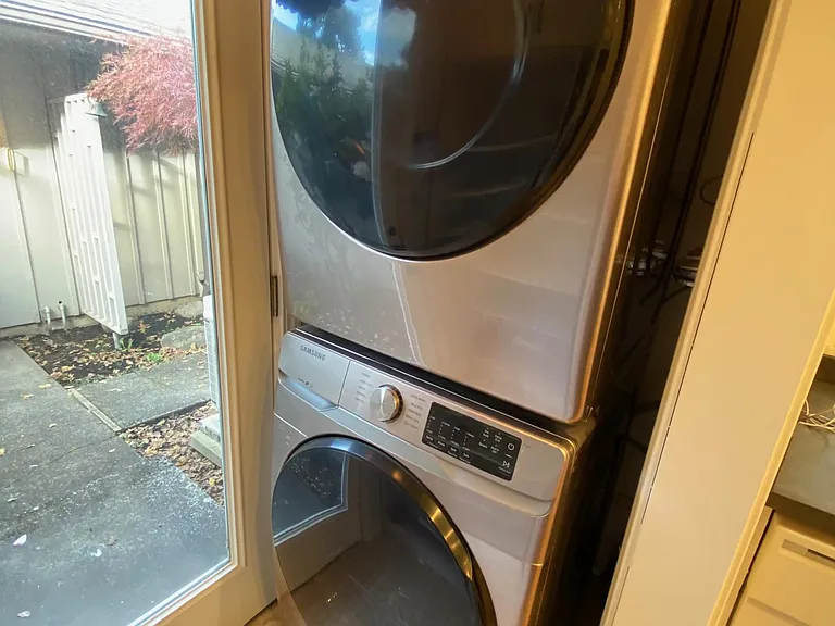 Full size washer and dryer