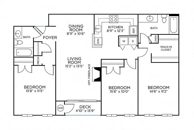Floor plan Sugarloaf