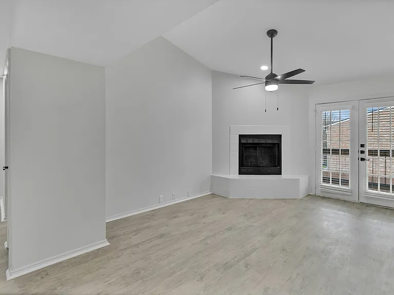 Living Area with Fireplace