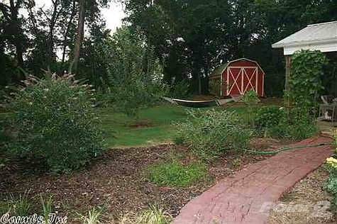 Spring shot of Front yard & storage building