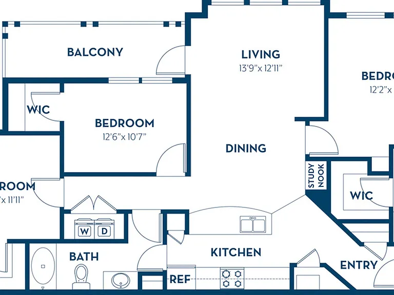 3 Bedroom | 2 Bath | 1364 SF | Renovated 3 Bedroom | 2 Bath | 1364 SF | Renovated