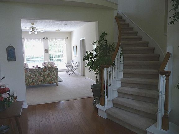 View from Front door looking into Family Room.