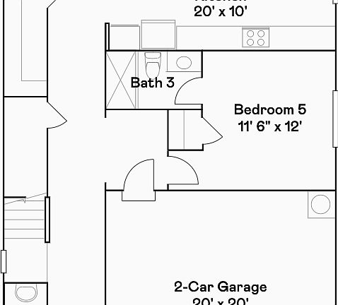 First floor layout