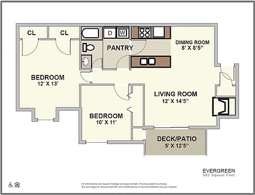 Floor plan Evergreen