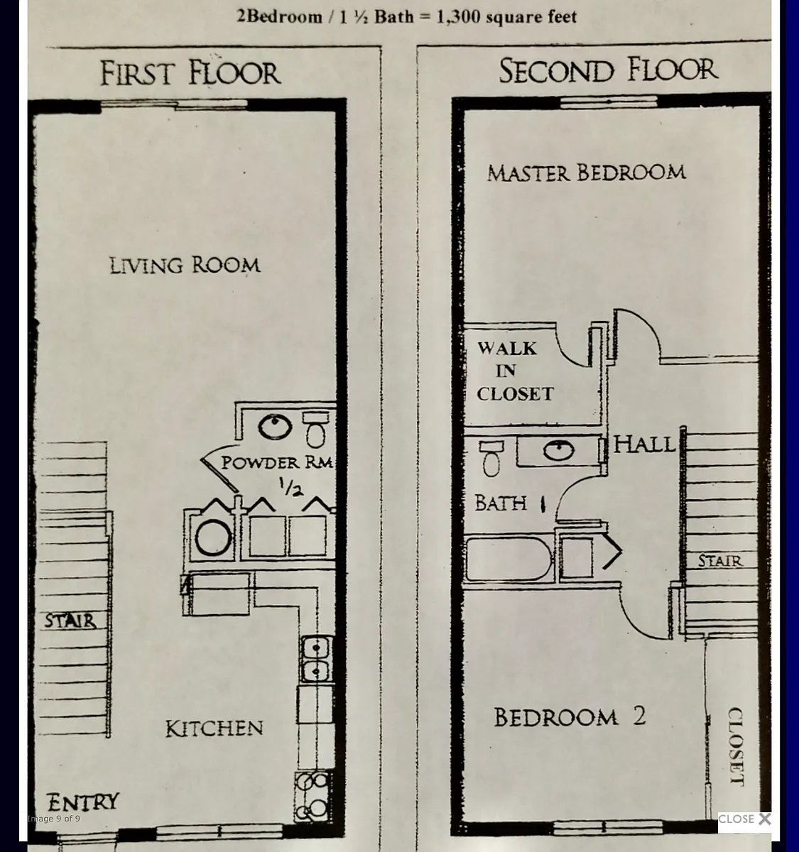 Floor plan Townhome
