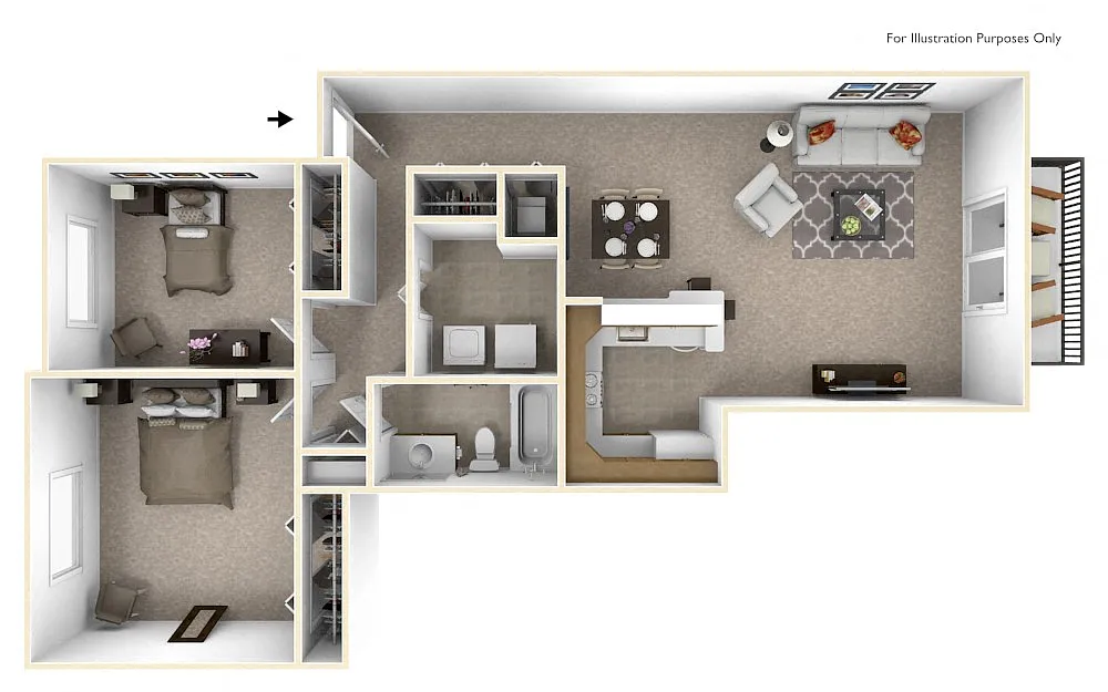 Floor plan Petunia