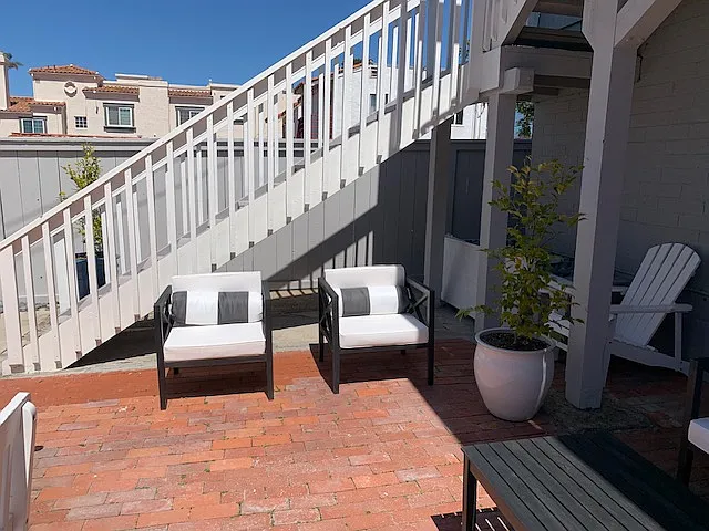 Shared patio
