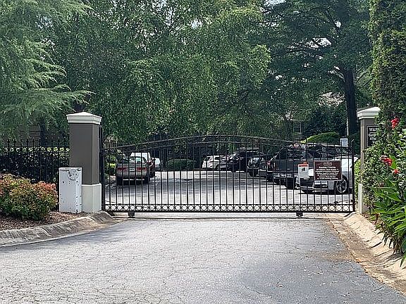 Front gated entrance 