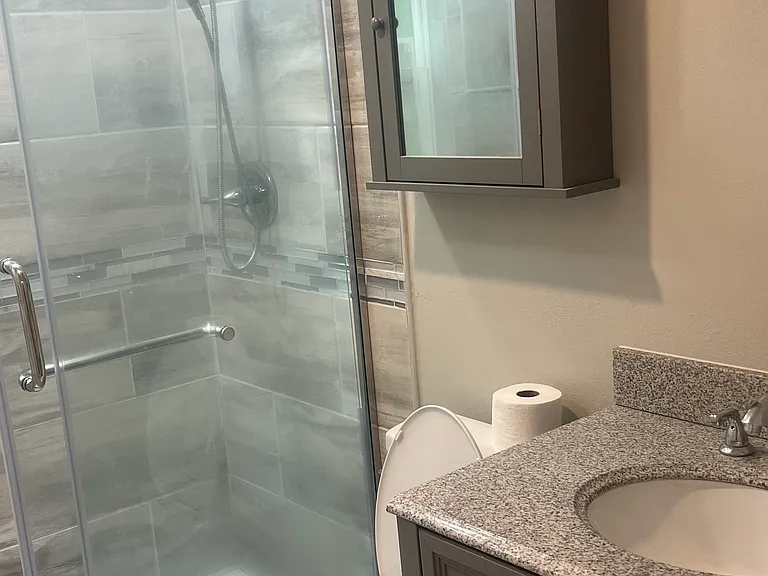 Bathroom walk in shower
