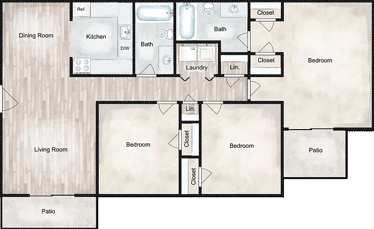 Cedar Floorplan Diagram