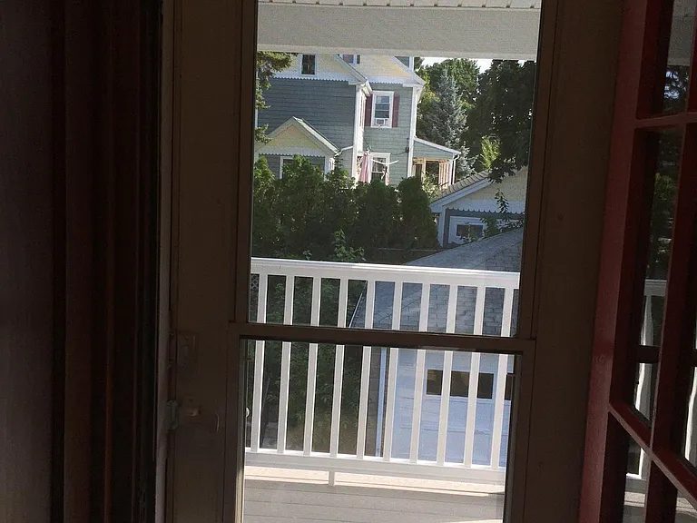 Door going out to back deck