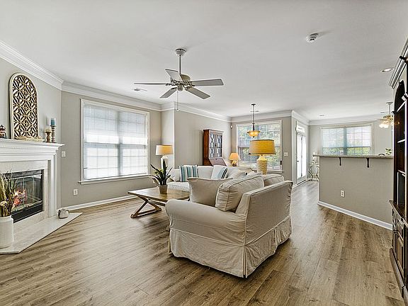 Open, airy family room 
