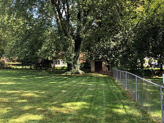 Back Yard and metal shed