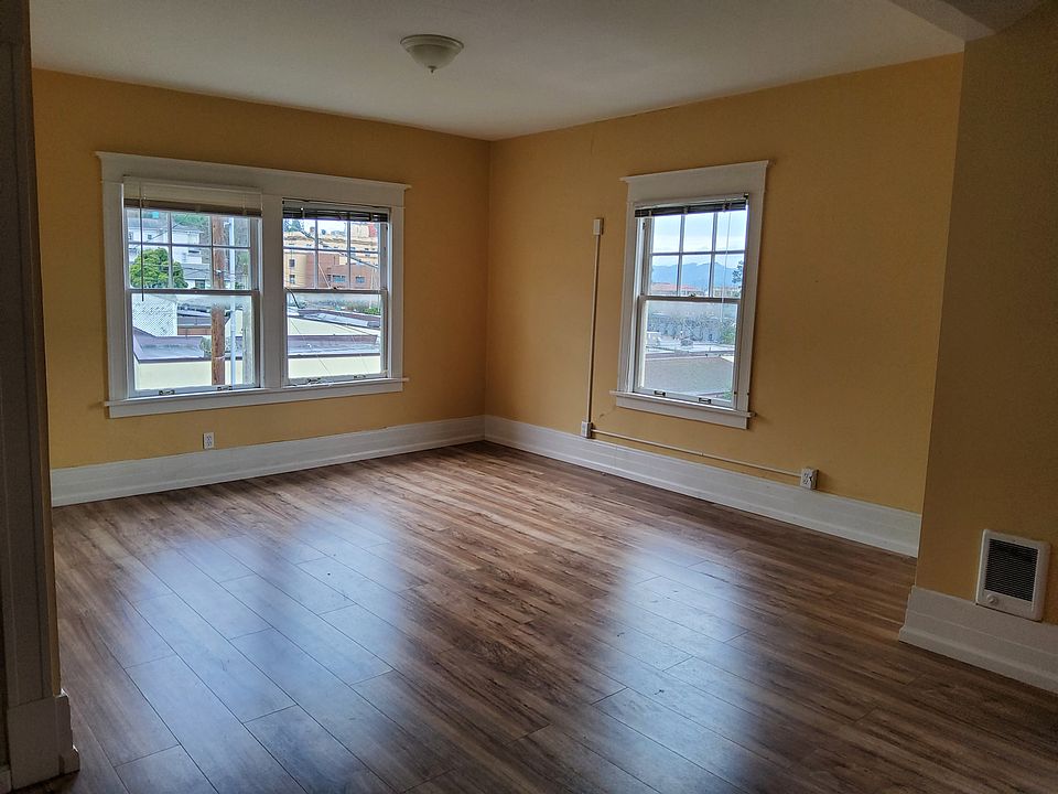 living area with closet space