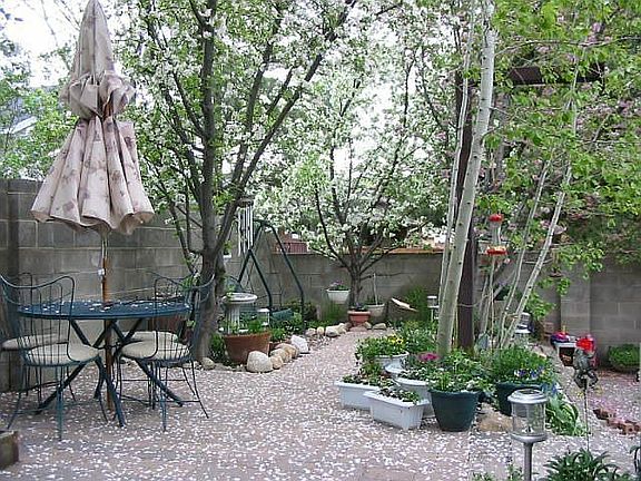 One of the 3 patios.