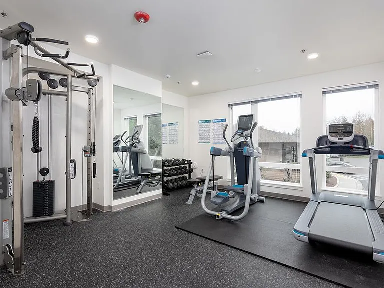 Skip the commute and stay consistent. Our on-site fitness center has all the essential equipment you need to keep your routine moving and your goals on track.
