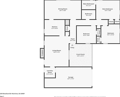 3 bed, 2.0 bath, 1293 sqft, $1,545 — Photo 2