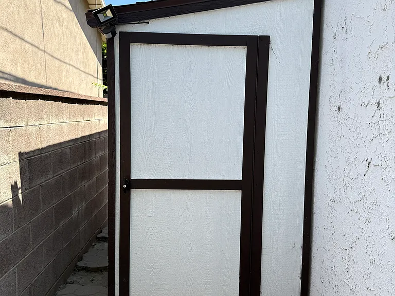 Shed from storage