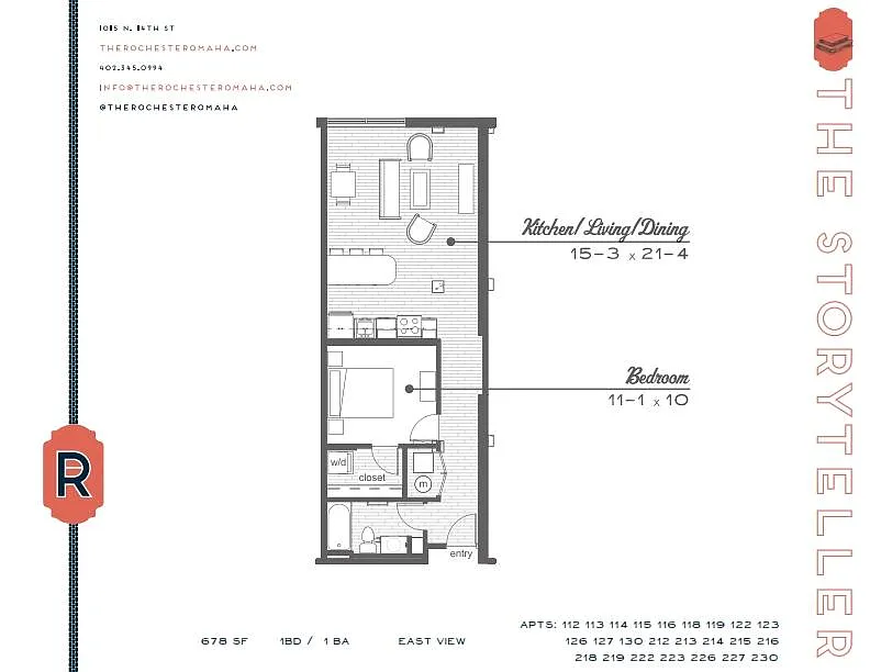 Floor plan The Storyteller