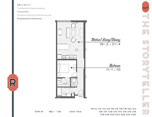 Floor plan The Storyteller