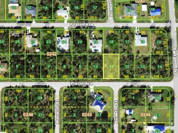 18456 PLACID AVENUE LOT 11, PORT CHARLOTTE, FL 33948