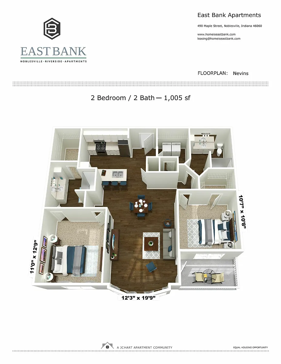 Floor plan Nevins 2.2