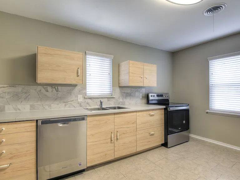 Kitchen includes dishwasher
