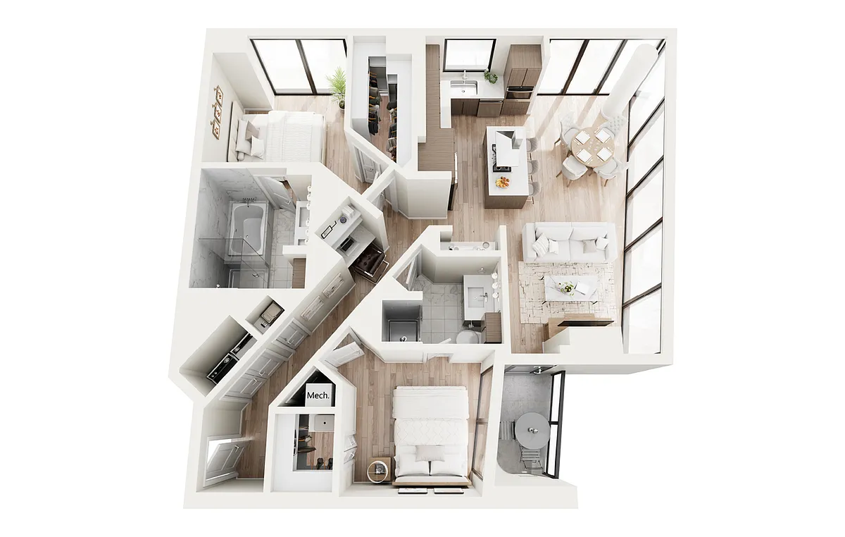 Floor plan B8