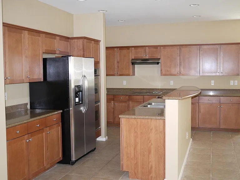 Kitchen with granite counter top