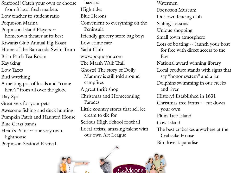 Reasons to love Poquoson