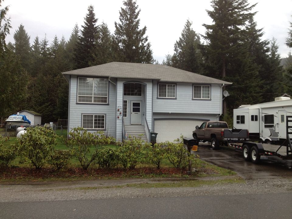Front view with RV parking on right