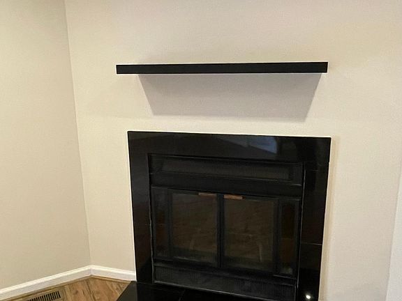 Fireplace in living room