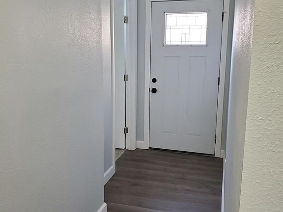 Hallway to back door.