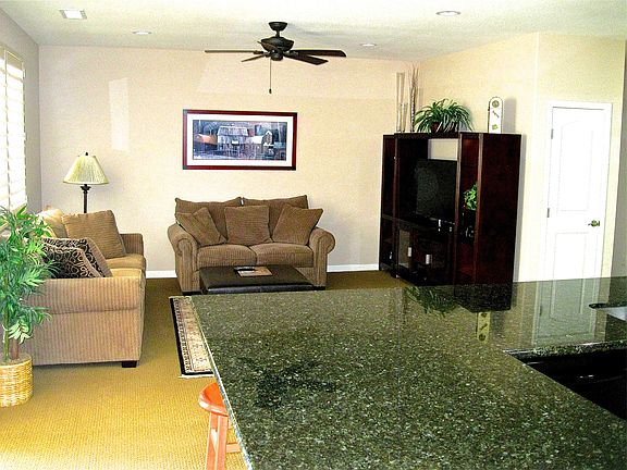 Kitchen is open to the family room