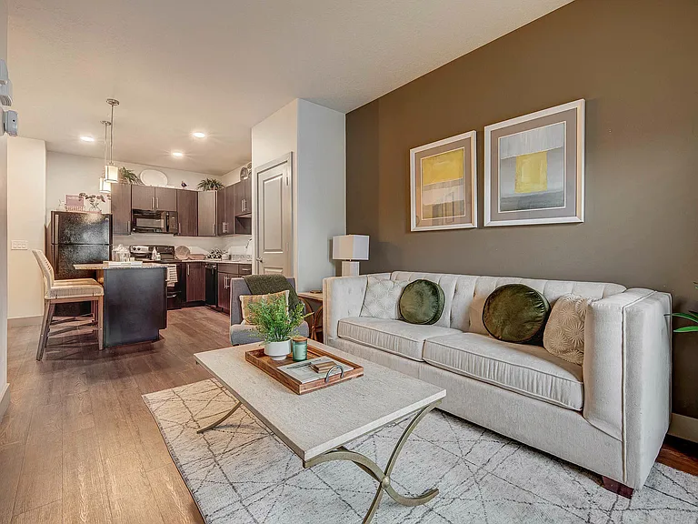 Front Room, Kitchen