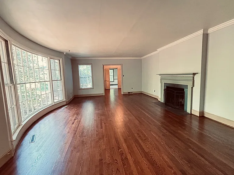 Living Room w/ large Bay Window