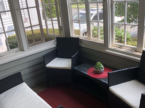 Front porch reading area