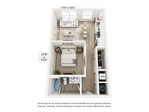 Floor plan Studio