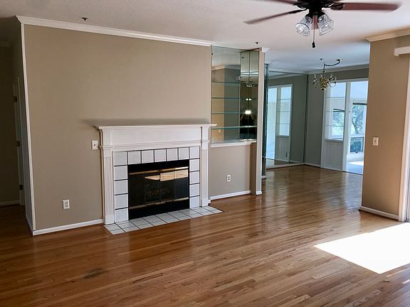 Living room looking into sun room.